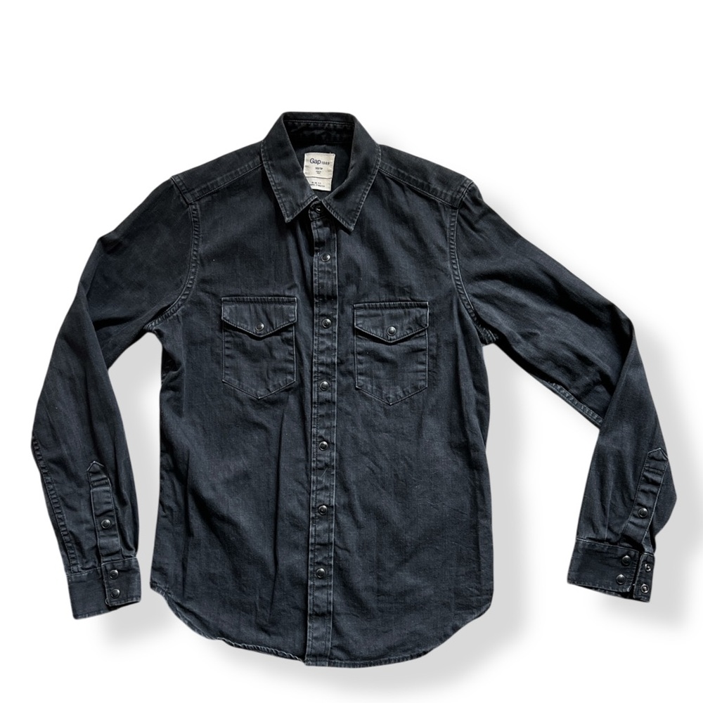 GAP (1969) Denim Shirt - Collared with Pockets